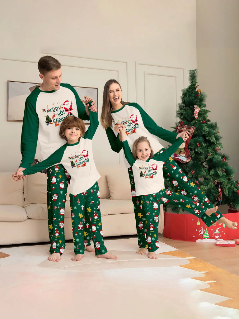 Holiday pyjama set with Santa design for all ages