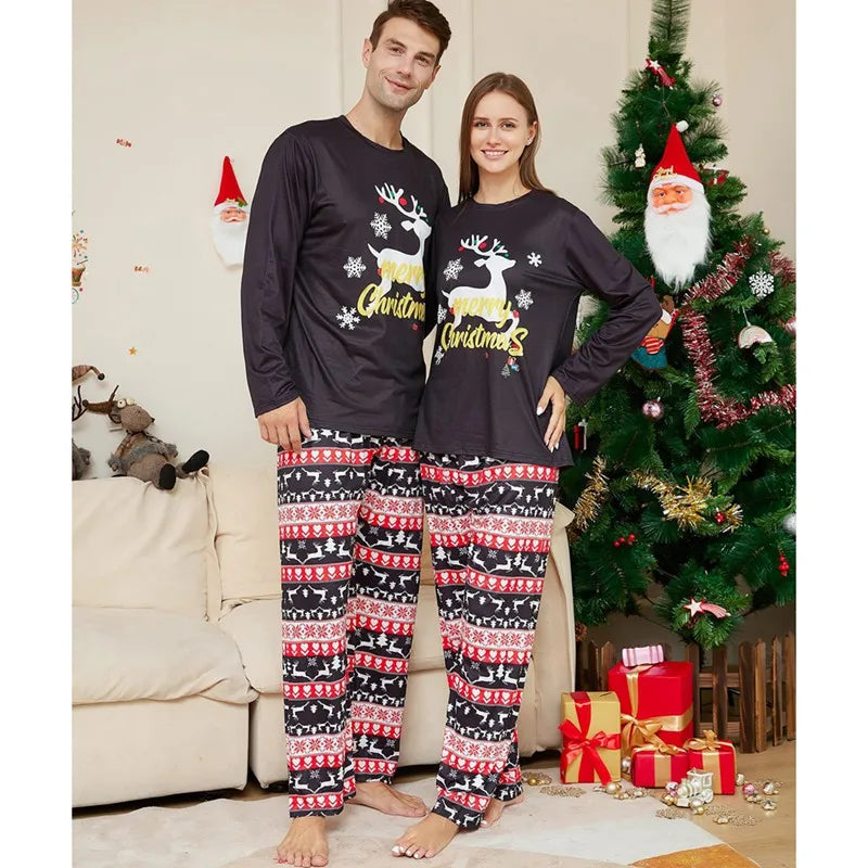 "Naughty or nice" character pajamas for the whole family