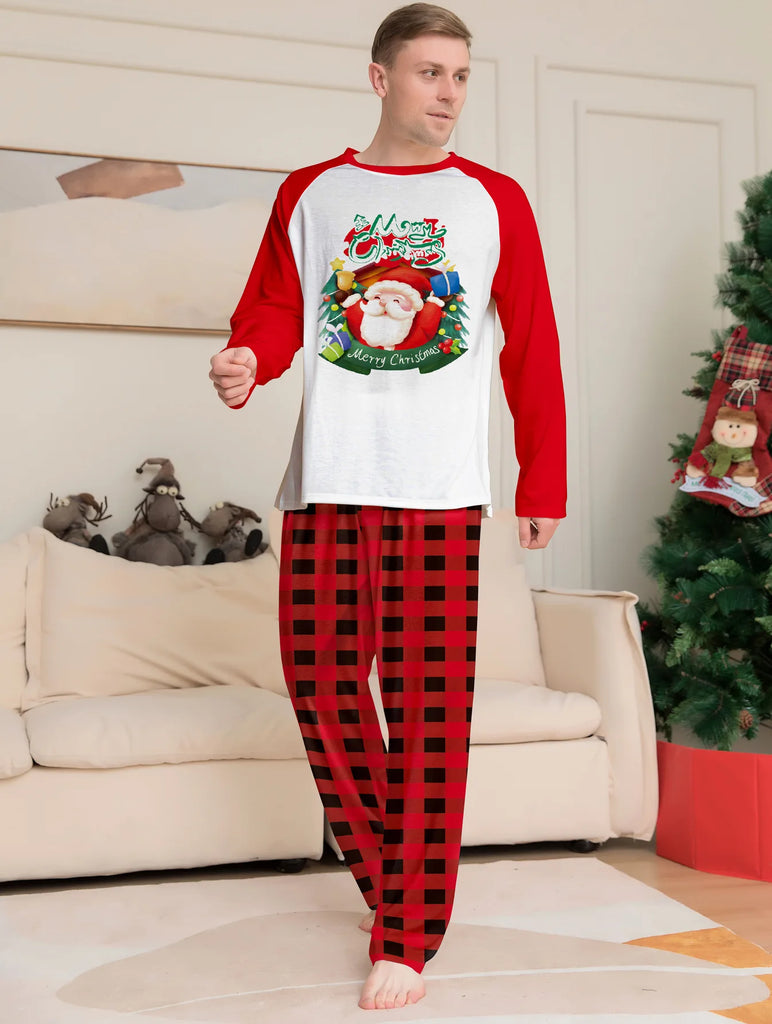 Red Santa Ho Ho Ho pyjama set for creating memories
