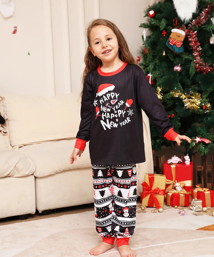 Santa design pyjamas for Christmas and New Year's fun