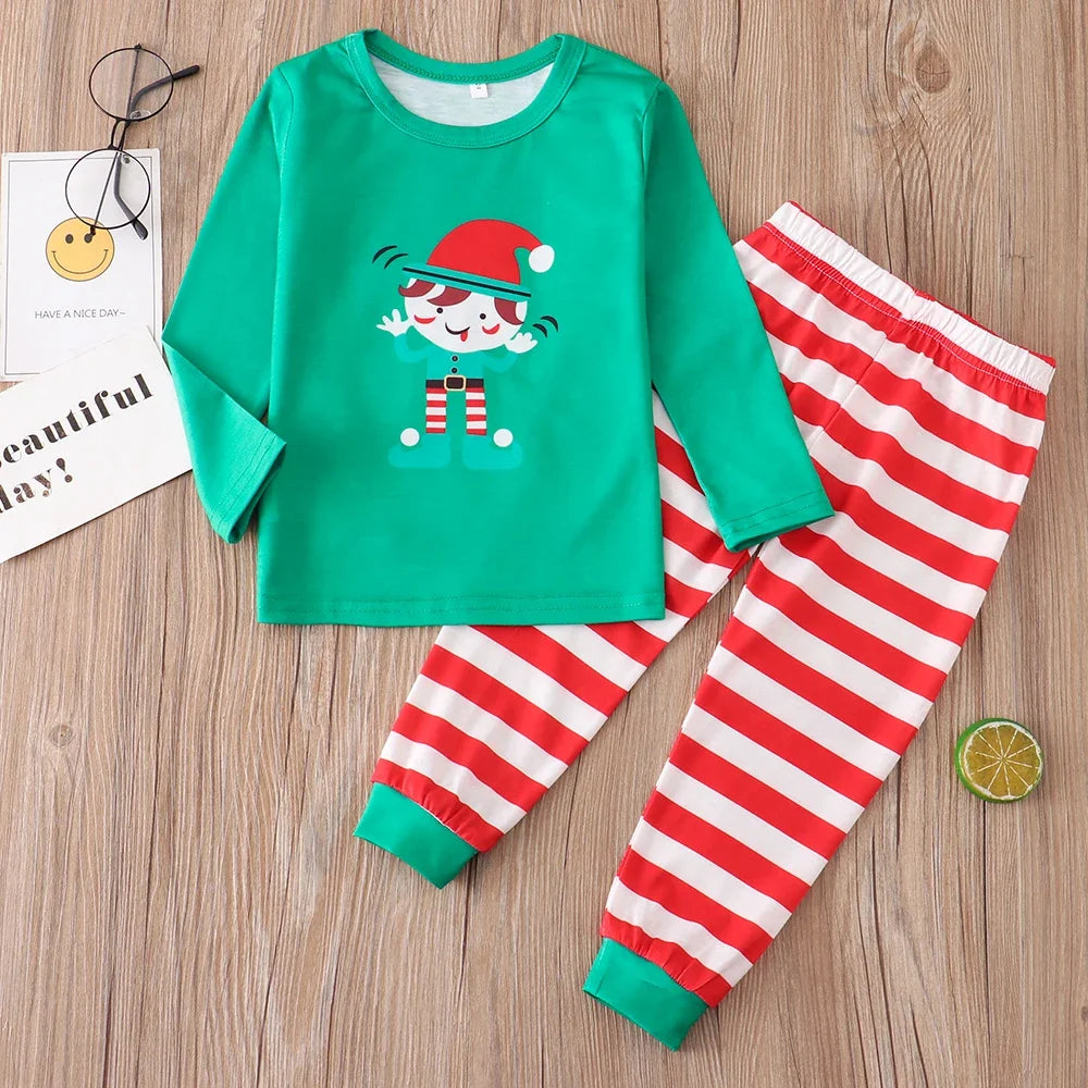 Christmas elf family pajama tradition