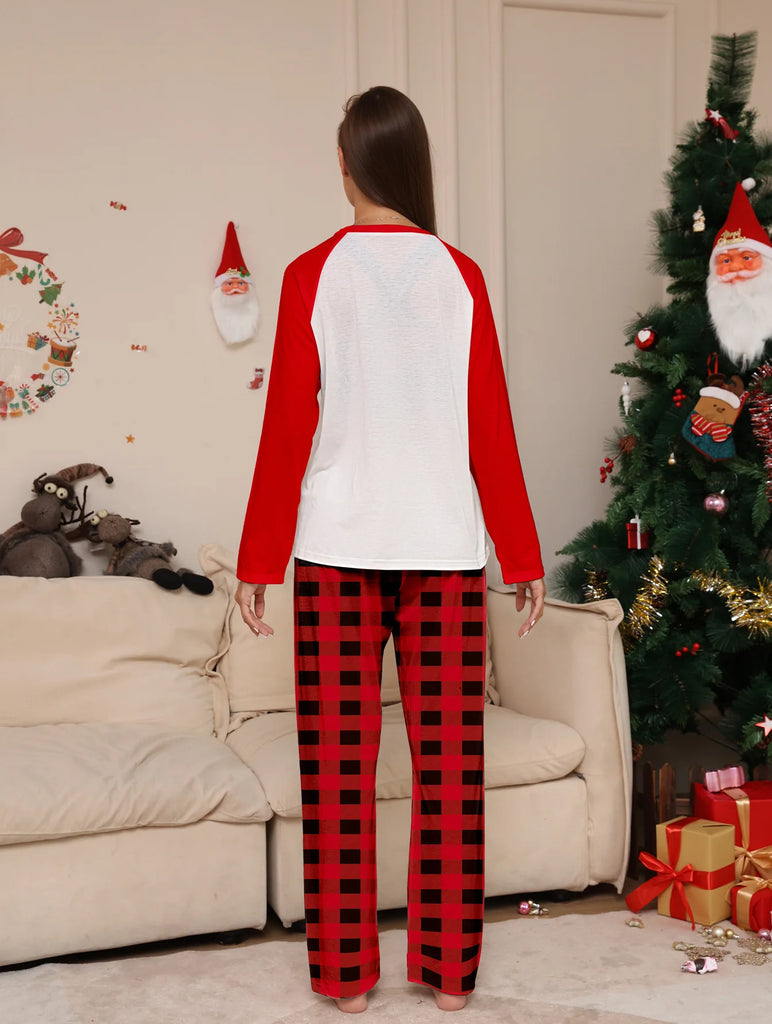 Fun red Santa pyjamas for holiday celebrations
