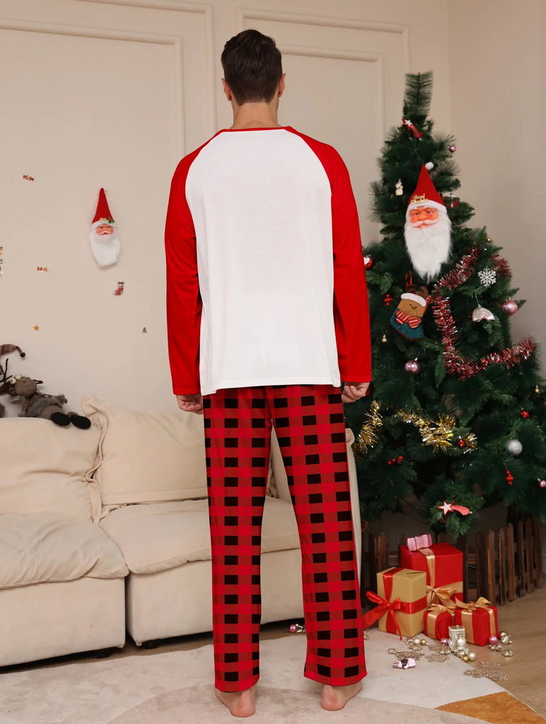 Family holiday pyjamas with joyful Ho Ho Ho print
