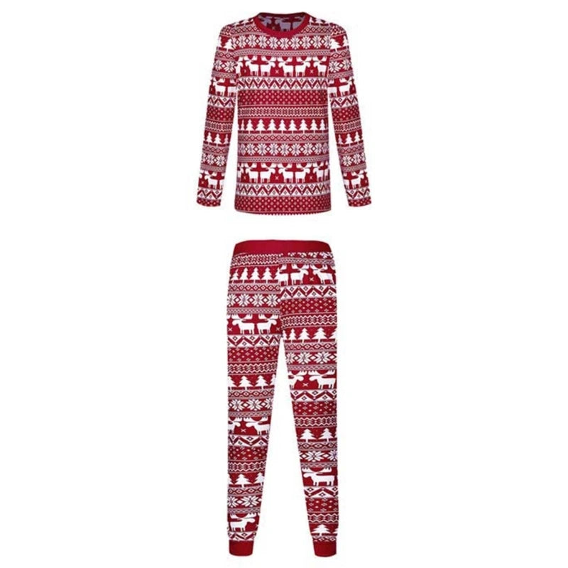 Snuggly holiday gatherings in matching sleepwear